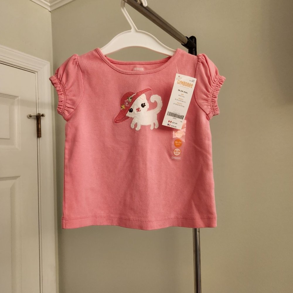 New with Tags Gymboree Girls Top size 18-24 M